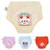 4Pcs Anti Leakage Baby Cartoon Training Pants 4 Layers Waterproof