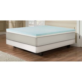 Independent Furniture Supply Co. 3" Gel Memory Foam Combo Bed Topper Full Memory Foam Blue-White