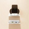 6 Inch White Floating Wall Shelf, Rustproof Aluminum Alloy Wall