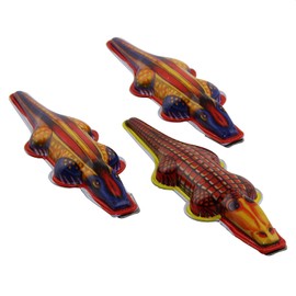 Superfreak 1 x Cracking Toy - Tin Toy - Animals Made of Tin - Knack Crocodile