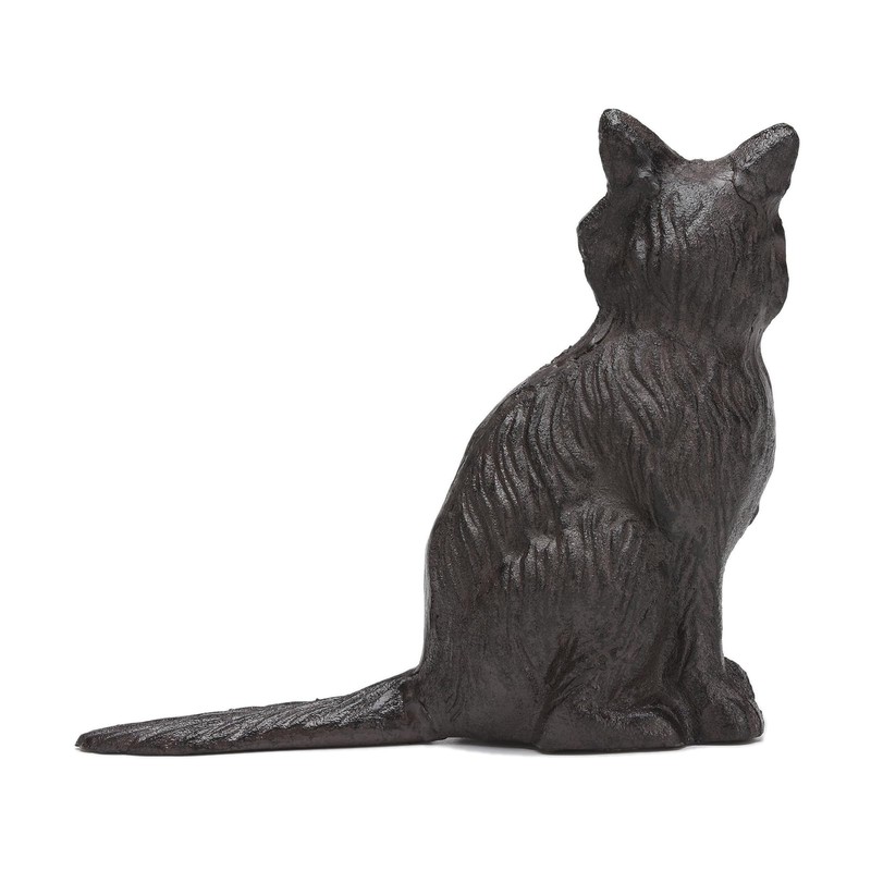 BRASSTAR Cast Iron Animal Door Stopper Fox Shape Heavy Duty