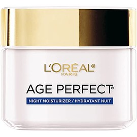 LOreal Paris Age Perfect Collagen Expert Crema Nocturna  2.5 oz, antinflacidez, tono uniforme, reafirma, rehidrata                                    