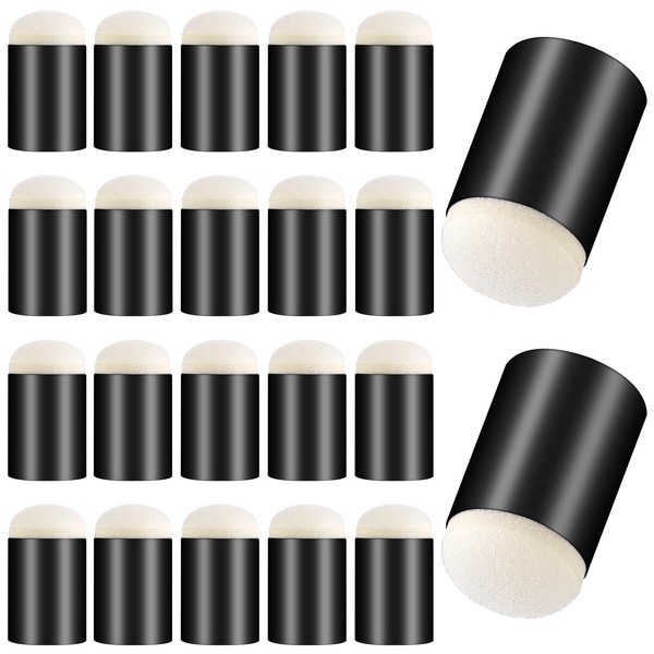 Thinp 20 pcs Finger Sponges Daubers,Finger Painting Sponge Craft Drawing