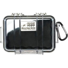Pelican PELICAN 1020 N Small Waterproof Hard Case (Black/Clear) 1020-025-100 [Camera]