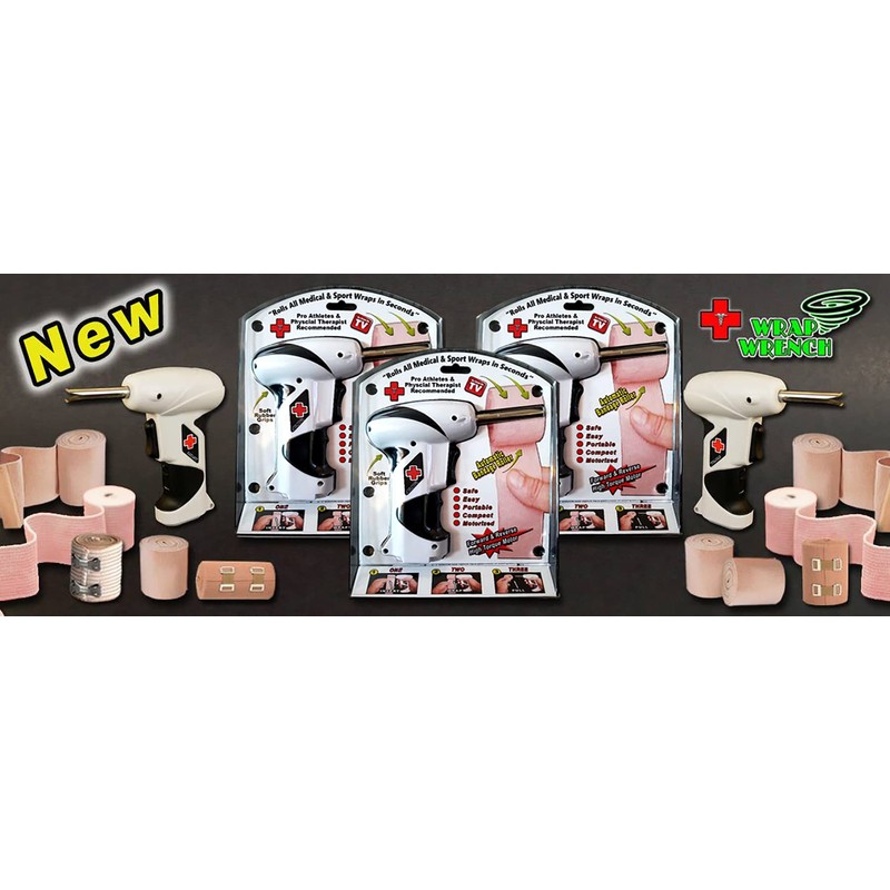 Wrap Wrench-A Professional Sports & Medical Wrap and Bandage Roller