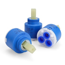 DEANKEJI 3 Stück Kartusche Wasserhahn, 35mm Wasserhahn Kartusche, Ersatzkartusche Geeignet für Küche, Bad, Badewanne, Wasserhahn Ersatzteile