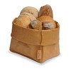 Large XXL Bread Basket/Sand/Modern/Vegan Leather as Fabric Alternative/Bread Bag/Bread Basket/Fruit