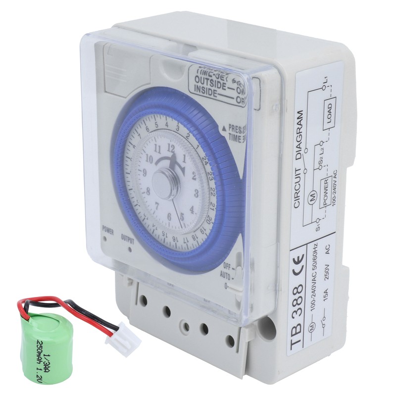 Mechanical Timer Automatic 24 Hours Low Power Consumption Time Switch