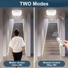 WhitePoplar Motion Sensor Rechargeable Ceiling Light Indoor with Remote, Wireless