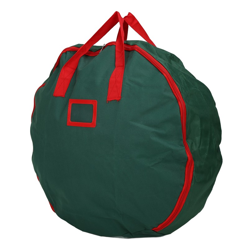 Christmas Wreath Storage Bag 600D Oxford Cloth Waterproof Tear Resistant
