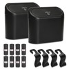 DYOUen 2pcs Car Trash Can Small With Trash Bags And