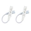 RGBZONE 2-Pack 4-PIN LED Controller, DC 5V/12V/24V 3x2A, 3-Keys Mini