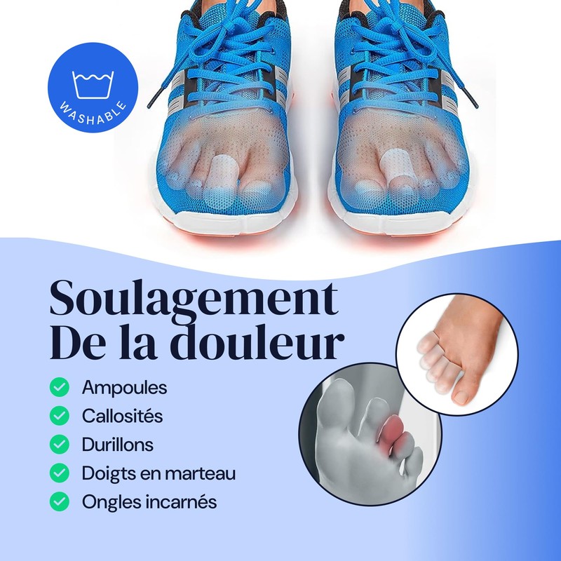 2 Packs of 12 Small Toe Caps