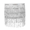 PATIKIL Women's Sequin Tassel Skirts 73x15 Inch, Rave Fringe Sparkle
