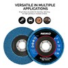 NEIKO 11258A 10 Pack Jumbo Zirconia Flap Discs 4-1/2 for