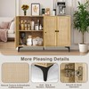 Rattan Cabinet, Buffet Cabinet with Storage