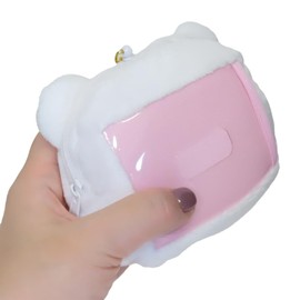 K-Company Sumikko Gurashi Face Pass Case, Shirokuma CPC1-SG-SK H1.4 x W 5.2 x D 1.6 inches (11.2 x 13.3 x 4 cm)