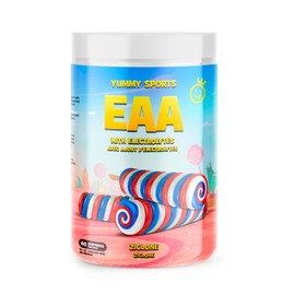 Yummy Sports EAA Supplement Powder – Pre Workout Powder - Keto-Friendly, Gluten-Free, Sports Nutrition Pre-Workout Powder for Men & Woman - 360g, 40 Servings - Ziclone