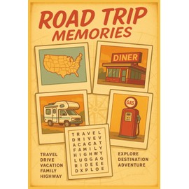 Road Trip Word Search Adventures: 50 Themed Puzzles Inspired by Scenic Routes, Landmarks, and Travel Fun | 7"X10" | For All Ages