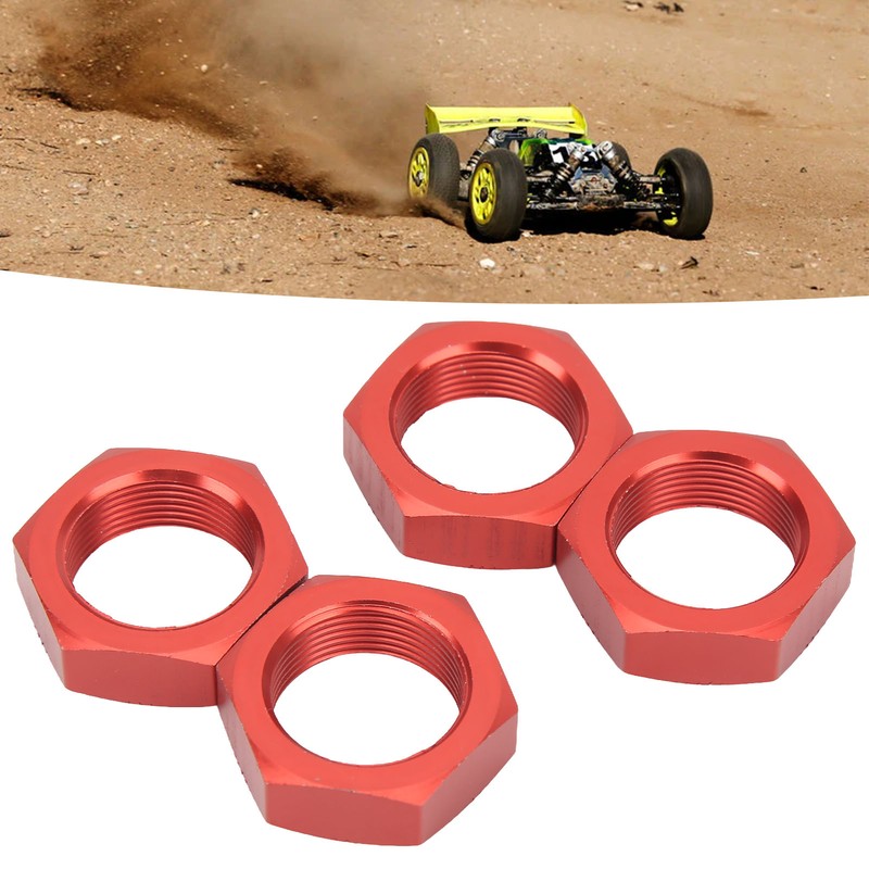 4 Pcs 24mm Wheel Hex Hub Nut Aluminum Alloy High