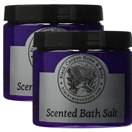 Black Canyon Frankincense & Golden Myrrh Scented Sea Salt Bath Soak with Jojoba Oil, 20 Oz (2 Pack)