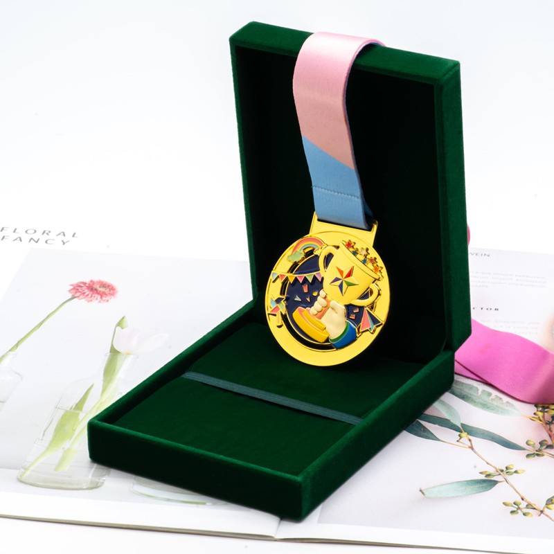 COWFEX Single Medal Display Storage Box for Runners, All Sports