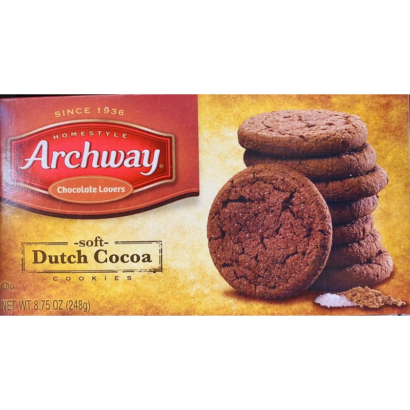 Archway Homestyle Classics Soft Dutch Cocoa Chocolate Lovers Cookies 8.75