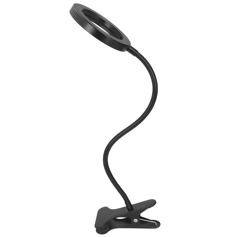 Clip On LED Ring Light 3 Color 10 Brightness Flexible
