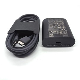 Dell Laptop Charger 60W USB Type C GAN AC Power Adapter,Latitude 3140 5330 5340 5440 5530 5540 9330 9430 9440 AC Charger, Black, LA60NM200