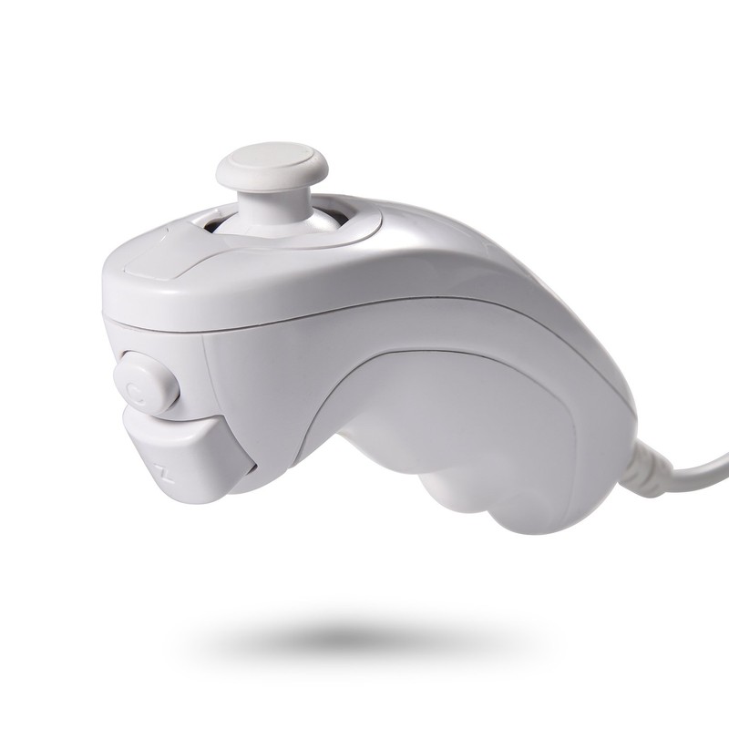 2 Pack miadore Nunchuck Controller Replacement Compatible for Wii Wii