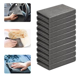 AIVORO Pack of 10 Thickened Magic Cleaning Cloth, 30 x 30 cm Miracle Cloth, Cleaning Cloth, Reusable Microfibre Cleaning Cloth for Kitchen, Bathroom, Cars Glass