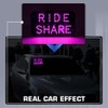 YSY Juren LED Car Window Accessory Sign RIDESHARE for Ride