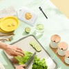 Ceramic Grater Set, Grater with Mini Brush, Ceramic Grater, Ginger