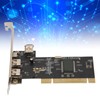 1394 Firewire Card PCIe 3-Port Expansion Card with 1 Lane