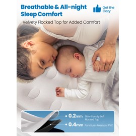 CHERIMOR Full Size Air Mattress with Built-in Pump, 18" Raised Comfort, 48Hr Leak-Proof Test, Upgraded Honeycomb Pillar Design, Supports 600 lbs, 2.5-Min Inflation for Home Guest Room Camping