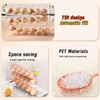 MEUPMEOP Egg Container for Refrigerator Clear Stackable Egg Holder for