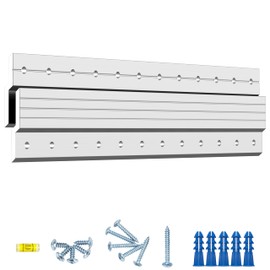 Heavy Duty French Cleat Hanger 12 inch - Z Bar Hanger Wall Mounting Brackets,French Cleat Picture Hanger French Cleat Wall Mount for Hanging Frame,Mirror,Whiteboard,Float Cabinet Shelf,Décor