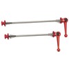 CANSUCC 2pcs Bicycle Wheel Skewer Aluminum Alloy Quick Release Titanium