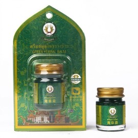 Thailand Original Herbal Cooling Balm Travel Outdoor Activities Body Soothing Cream for the Whole Family, 3 Pieces, 15g / 태국 오리지널 허브 쿨링 밤 여행 야외활동 온가족 바디 진정 크림, 3개, 15g
