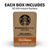 Starbucks VIA Ready Brew Colombia Coffee, 50-Count
