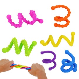 ATAK Fidget Toys, Set of 6 [Calm Your Fingertips] Edc Toy, Hand Play, Adult, Quiet, Fidget Toys (6 Color Sticks)