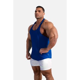 Jed North Bodybuilding Workout Stringer Gym Tank Top Singlet Racerback,RoyalBlue,Large