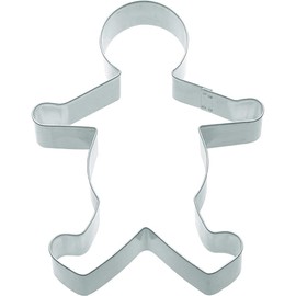 KitchenCraft Gingerbread Man Cookie Cutter, Stainless Steel, 9 x 7 x 2.5 cm