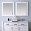 Altair Design Maribella 28" Rectangular Bathroom Wood Framed Wall Mirror