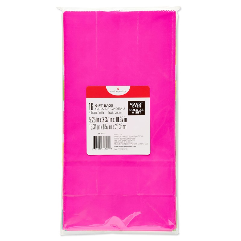 American Greetings Easter Gift Bag, Spring Print (16-Count)