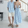 Decal Men's and Women's Couple Beachwear Summer Look SD-240615 SH222 Shirt/FREE