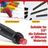Hiboom 2 Pack Heavy Duty Crayon Holder with Spring D