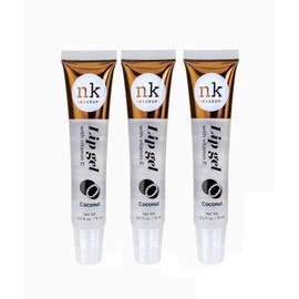 NICKA K NEW YORK Set of 3 NK Hydrating Lip Gel – Vitamin E (COCONUT)
