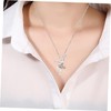 SAFIGLE Unique Rhinestone Necklace for Women Dancing Girl Statement Choker