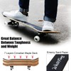 WhiteFang Skateboards for Beginners, Complete Skateboard 31 x 7.88, 7